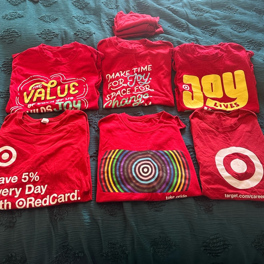 Target employee shirt bundle smalls and mediums
